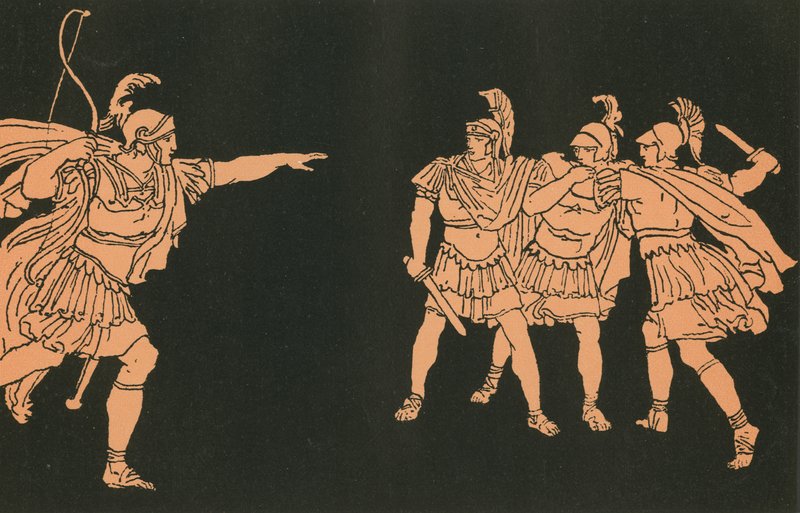 Nisus ja Euryalus tekijältä Bartolomeo Pinelli