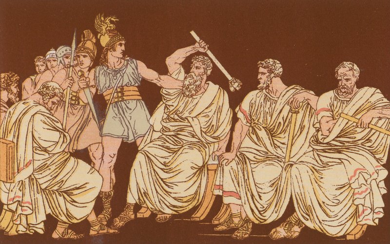 Gallialaiset ja senaattorit tekijältä Bartolomeo Pinelli