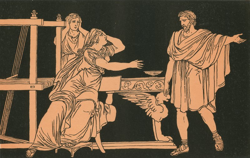 Ang ina ni Euryalus ay nakatanggap ng balita ng kanyang deathfinn tekijältä Bartolomeo Pinelli