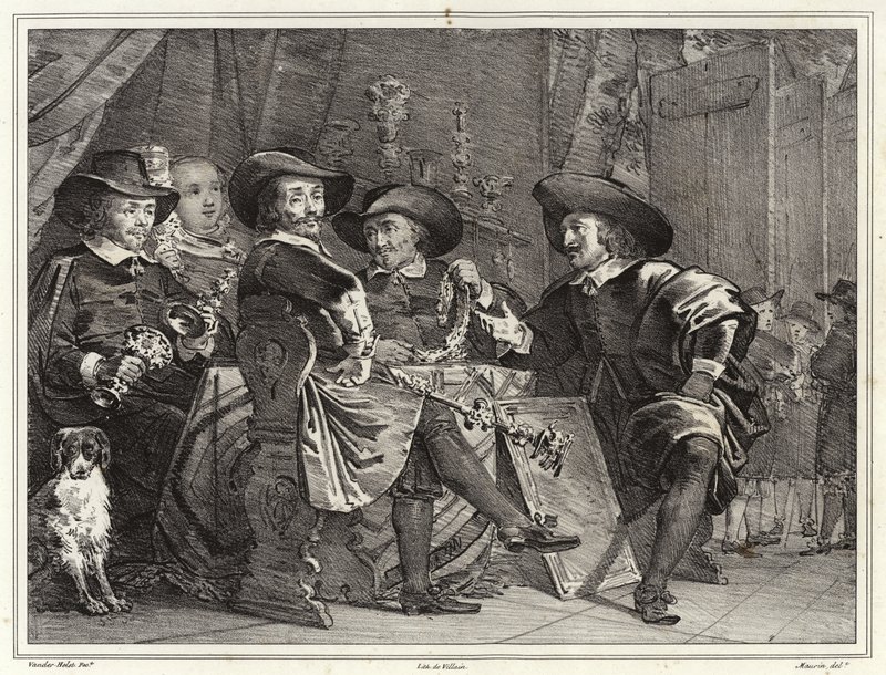 Jousimiesten kansalaiskaartin kuvernöörit, Amsterdam tekijältä Bartolomeus van der Helst