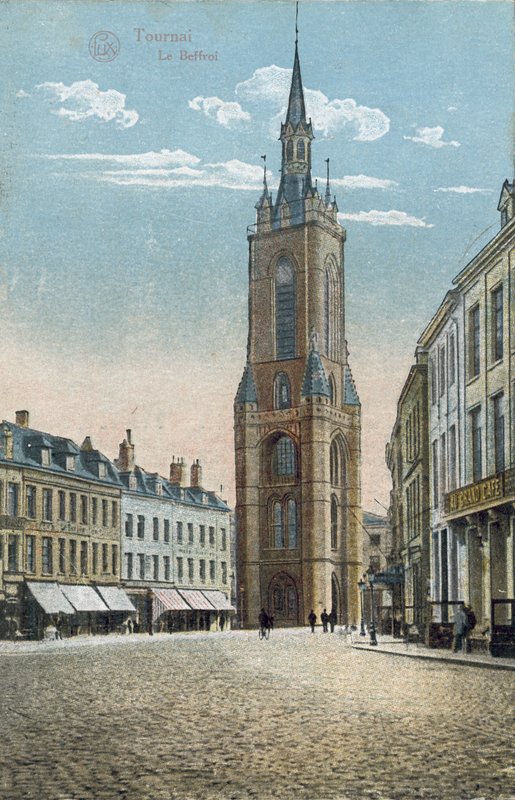 Tournai: Belfry (värillinen kuva) tekijältä Belgian Photographer