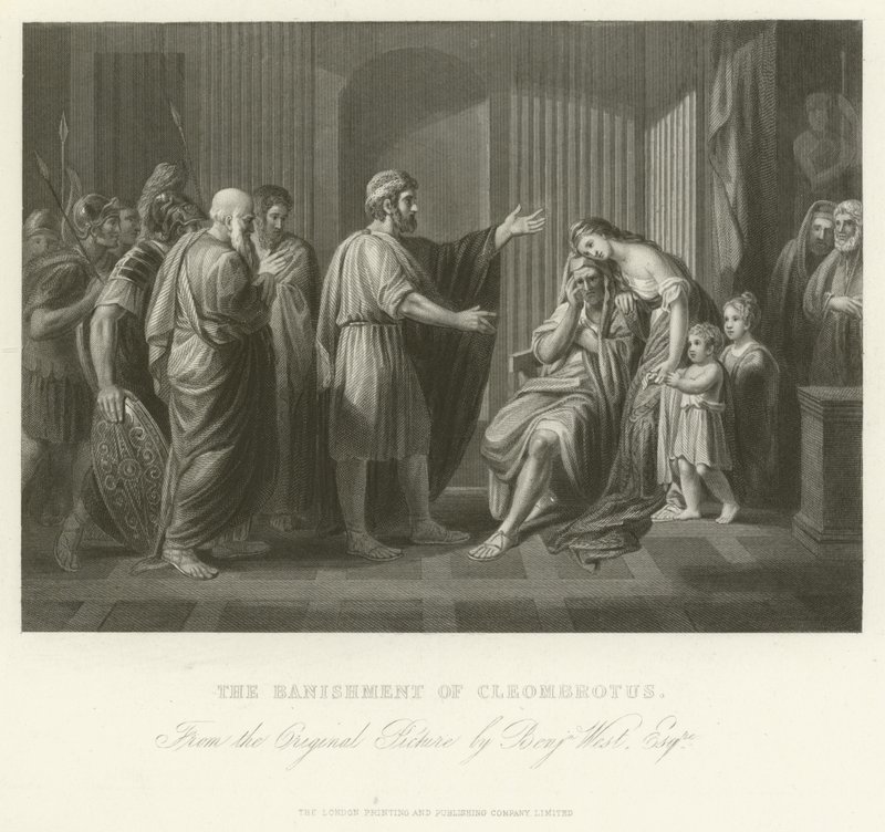 Kleombrotoksen karkottaminen tekijältä Benjamin West