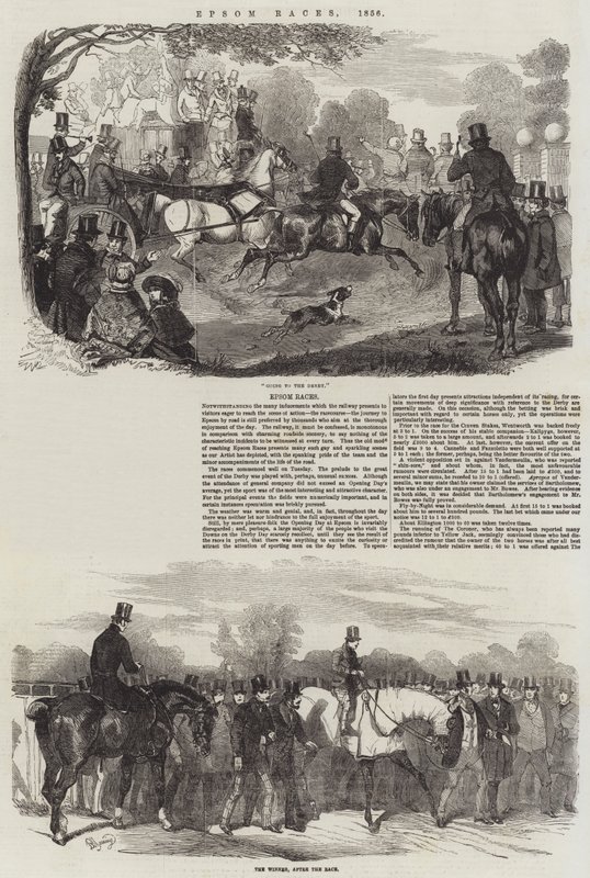 Epsom Races, 1856 tekijältä Benjamin Herring