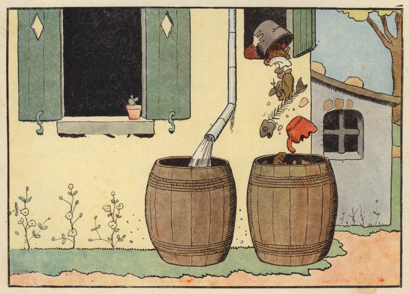 Kuvitus Chanteclerille, Benjamin Rabier (väri litho) tekijältä Benjamin Rabier