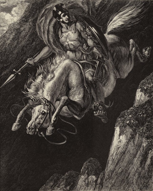 Marcus Curtius tekijältä Benjamin Robert after Haydon