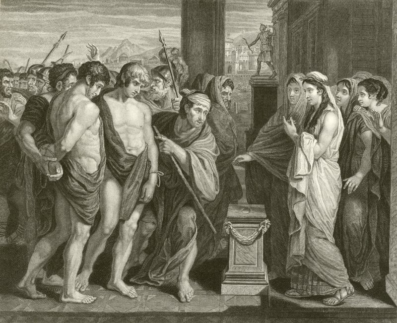 Pyladit ja Orestes tekijältä Benjamin West