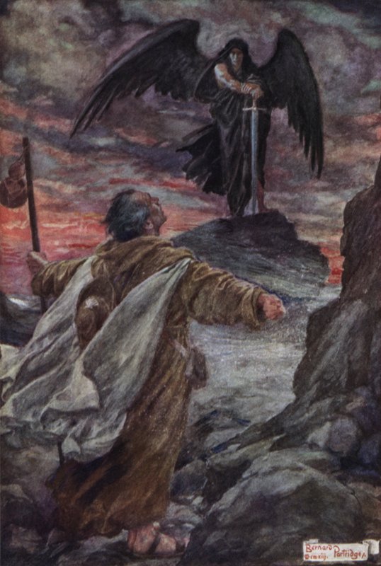 Scene from Prospice by Robert Browning  tekijältä Bernard Partridge