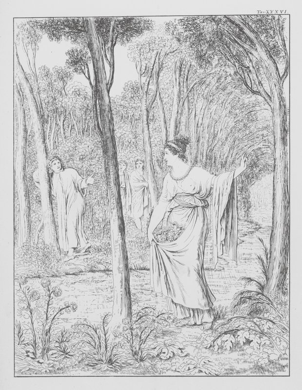 Danten jumalallinen komedia, Purgatorio (Kiirastuli), levy XXXVI (litografia). tekijältä Bernhard Schuler