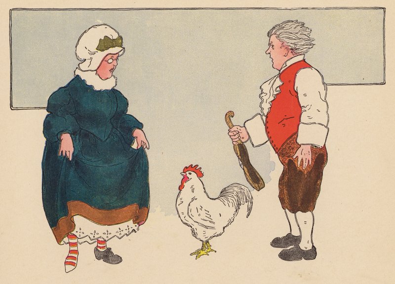 Lastenloru: Cock-a-doodle-do! (väriliitos) tekijältä Blanche Fisher Wright