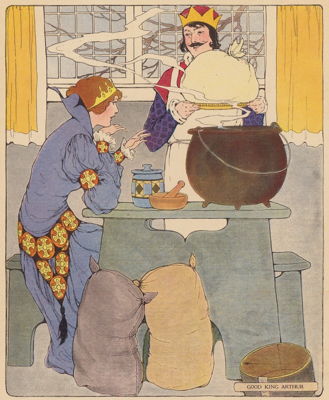Lastenloru: Arthur (värilitografia) tekijältä Blanche Fisher Wright