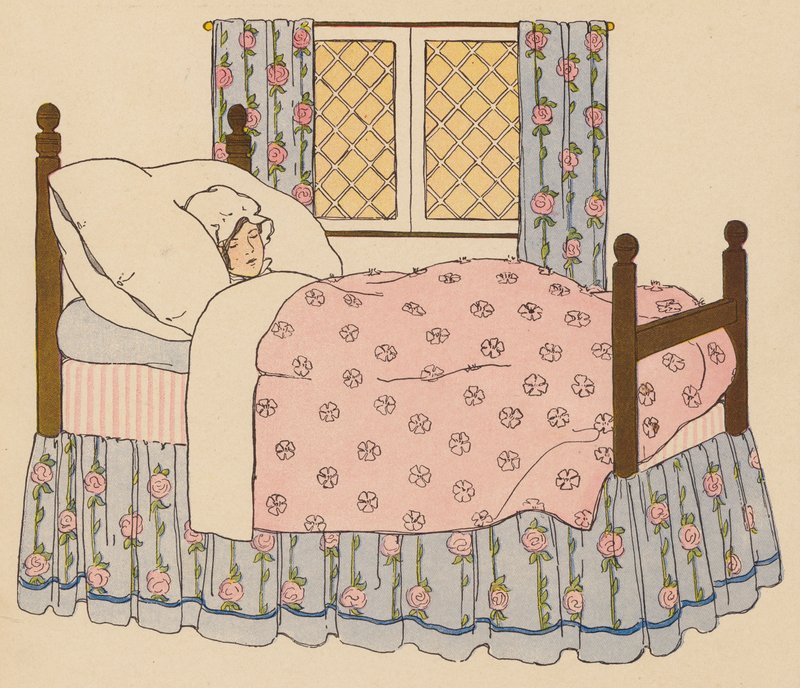 Lastenloru: Nancy Dawson (värilitografia). tekijältä Blanche Fisher Wright
