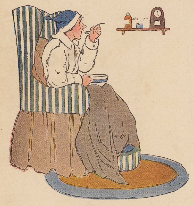 Lastenloru: Tobagon mies (värilitografia). tekijältä Blanche Fisher Wright