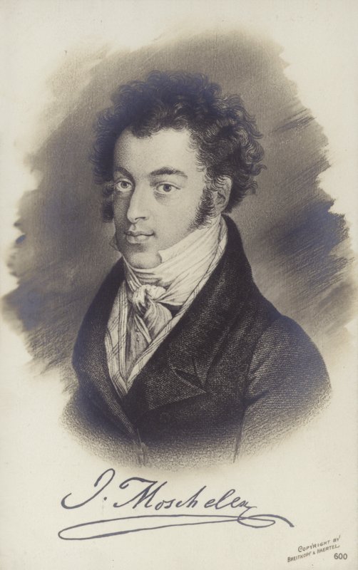 Ignaz Moschelesin muotokuva tekijältä Bohemian School