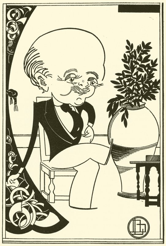 Max Beerbohm (litografia) tekijältä Bohun Lynch