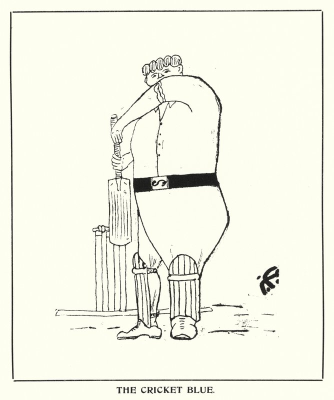 Oxford Quips: The Cricket Blue (litho) tekijältä Bohun Lynch