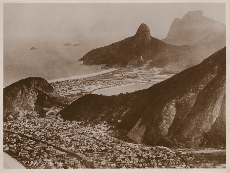 Ilmakuva Rio de Janeirosta (s/w valokuva) tekijältä Brazilian Photographer