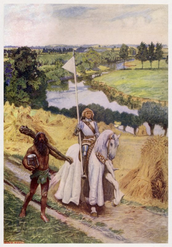 "Alkukesäpäivä" (väri litho) tekijältä Byam (after) Shaw