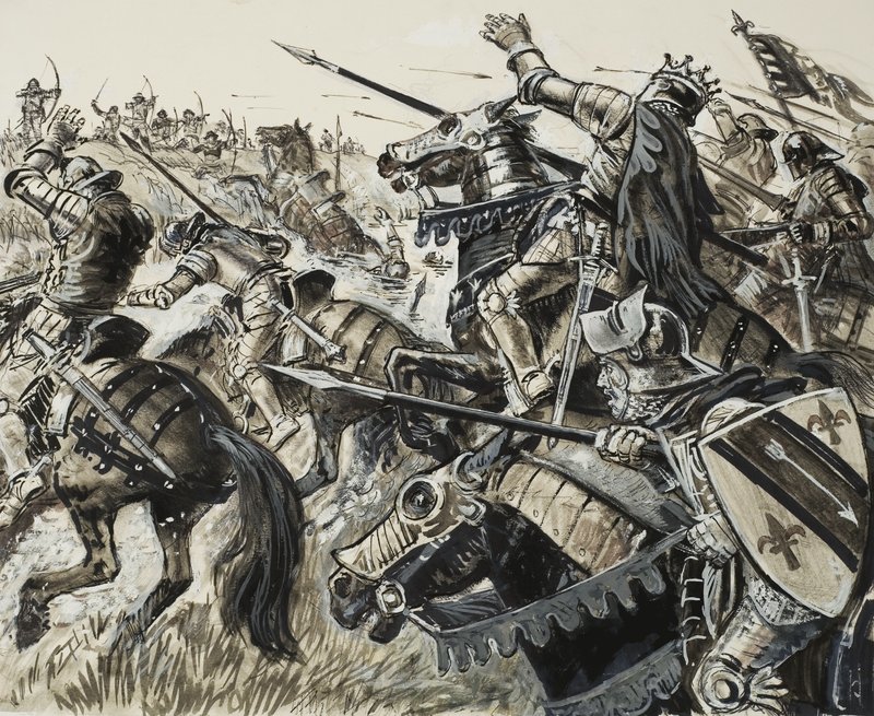 Ranskalaiset vastaan flaamit vuonna 1302 tekijältä C.L. Doughty