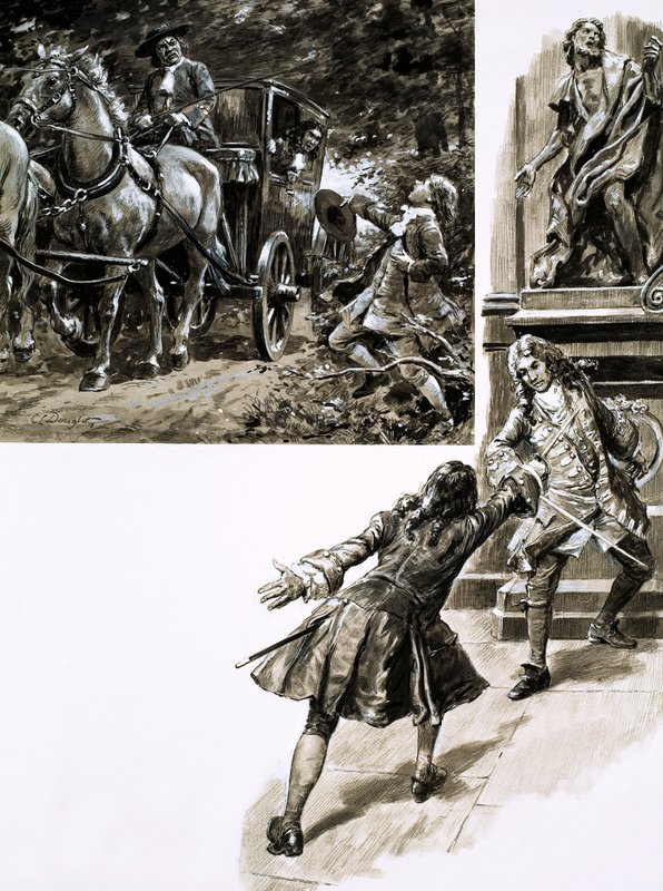 George Frederic Händel (guassi paperille) tekijältä C.L. Doughty