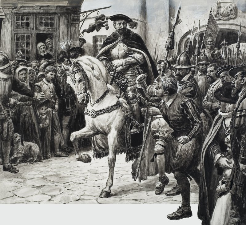 John Dudley, Northumberlandin herttua (guassi paperille) tekijältä C.L. Doughty