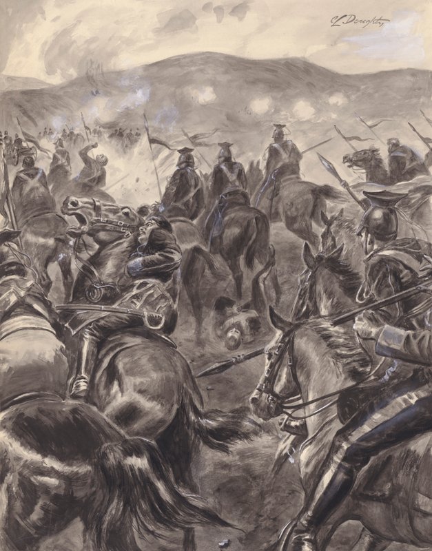 The Charge Of The Light Brigade (guassi paperille) (Kevytprikaatin hyökkäys) tekijältä C.L. Doughty