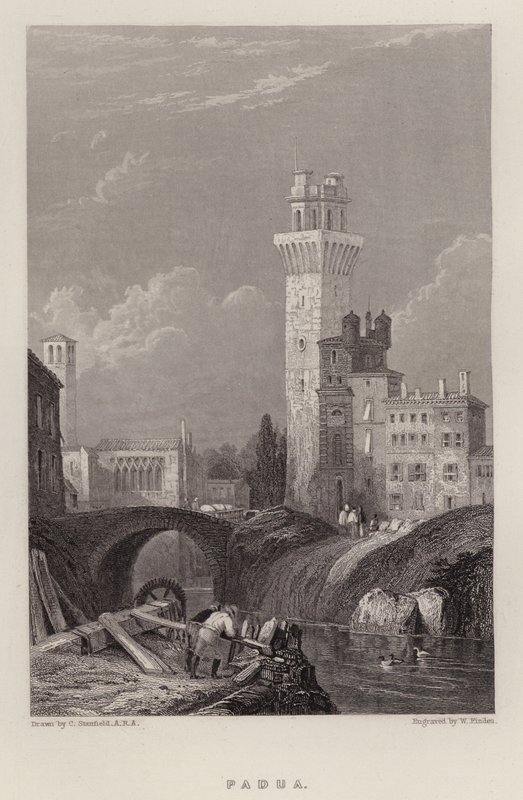 Padova (väri litho) tekijältä C. (after) Stanfield