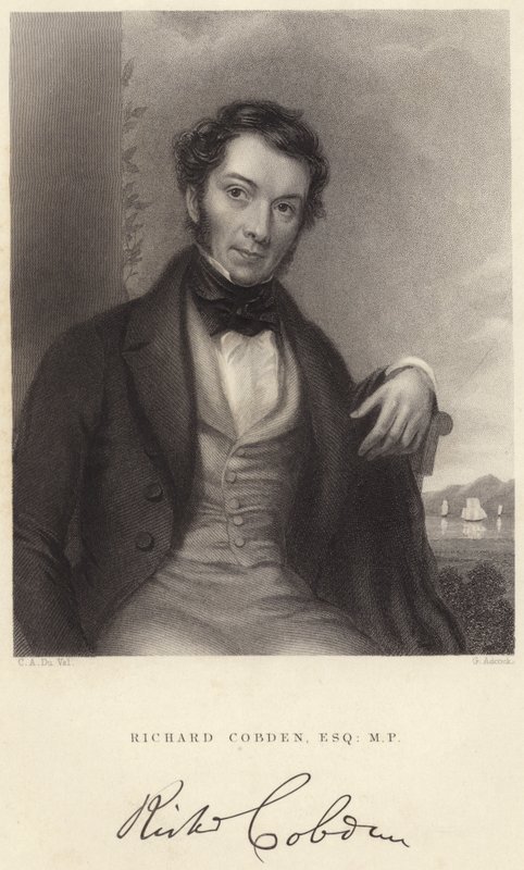 Richard Cobden, Esquire, M P (kaiverrus) tekijältä C. A. du Val and Co.