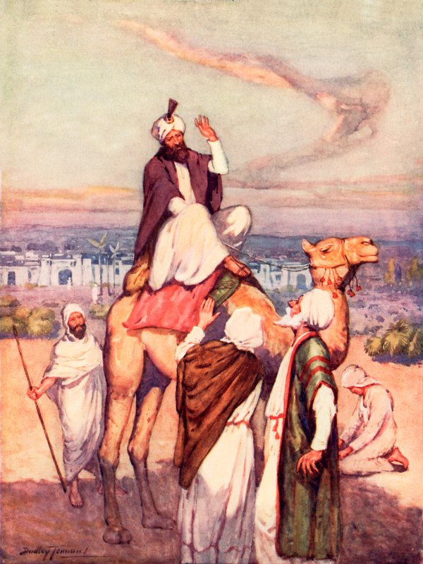 Mohammed: arabialainen suuren uskonnon (värilithon) perustaja tekijältä C. Dudley Tennant