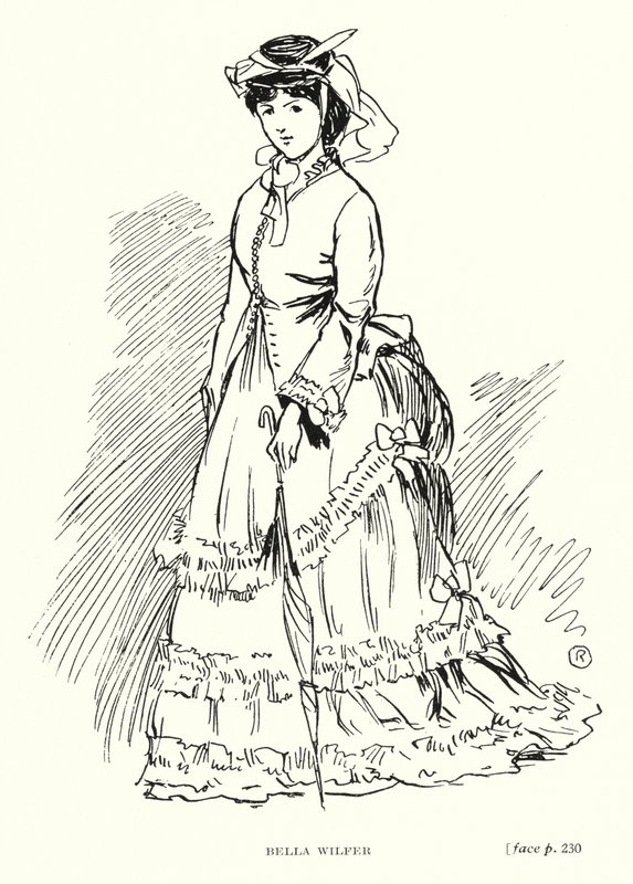 Dickens-hahmo: Bella Wilfer (litho) tekijältä Captain Edward Henry Handley Read