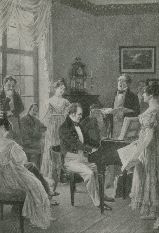 Musiikintekijä soittaa sävelmän tekijältä Carl Röchling