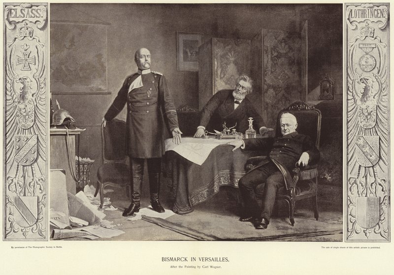 Bismarck Versaillesissa tekijältä Carl Ernst Ludwig Wagner