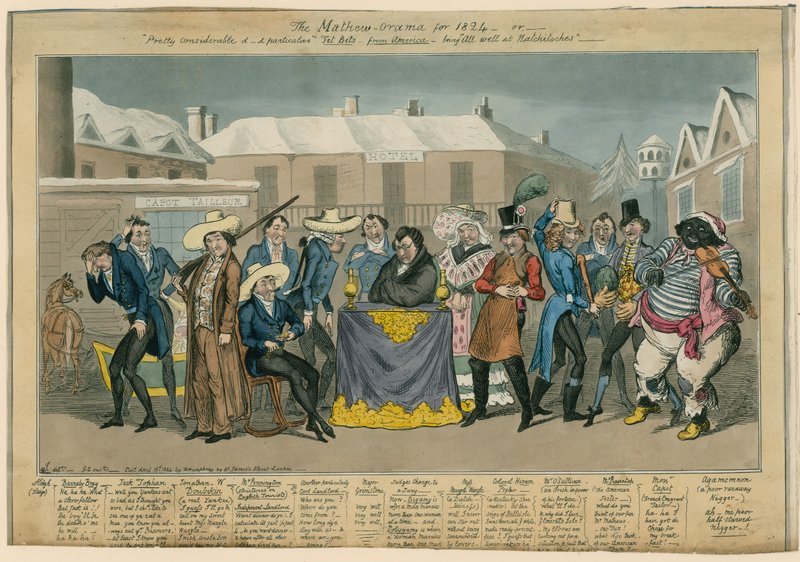 Mathew-Orama vuodelta 1824; tai melko huomattavia d-d erityisiä tissejä Amerikasta - on kaikki hyvin Natchitochesissa tekijältä Carl Georg Adolph Hasenpflug
