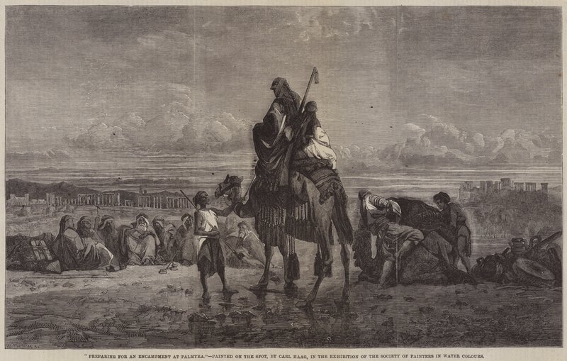 Valmistautuminen leirille Palmyraan tekijältä Carl Haag