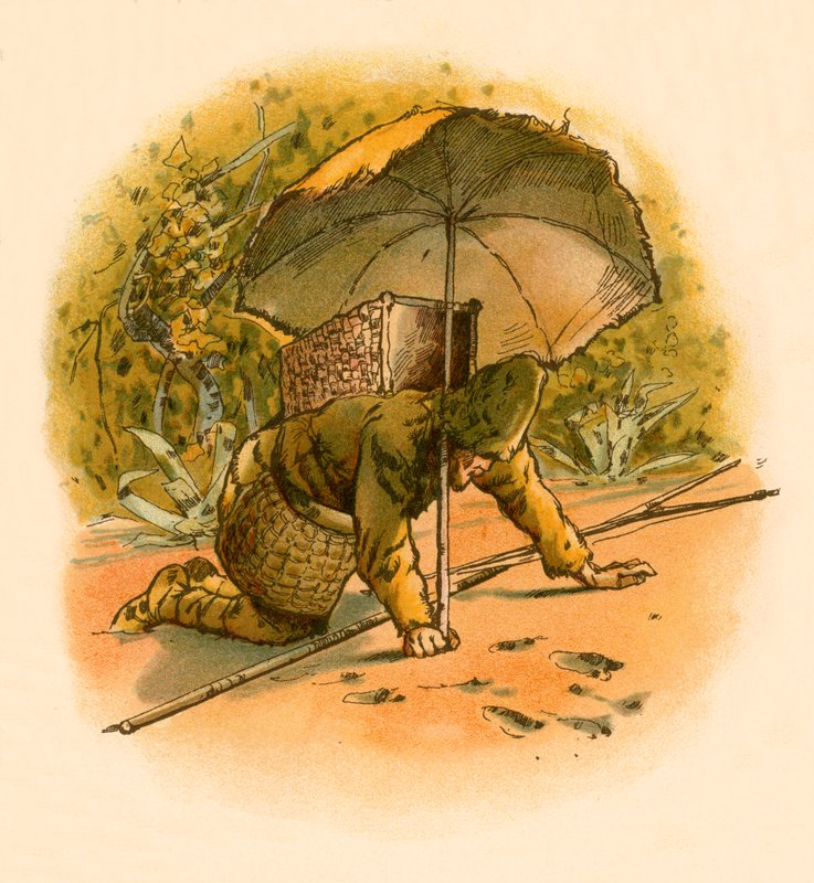 Robinson Crusoe näkee jalanjälkiä tekijältä Carl Marr