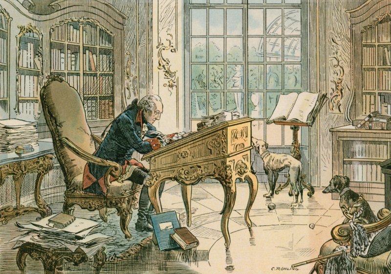 Frederick Suuri (1712-1786) tutkimuksessaan tekijältä Carl Rohling