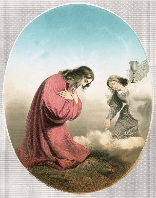 Enkeli ilmestyy Kristukselle tekijältä Carlo Dolci