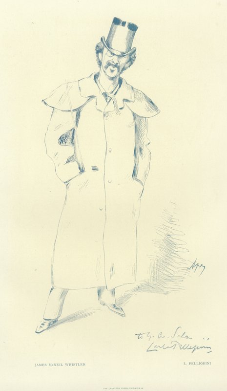 James Abbott McNeill Whistler tekijältä Carlo Pellegrini