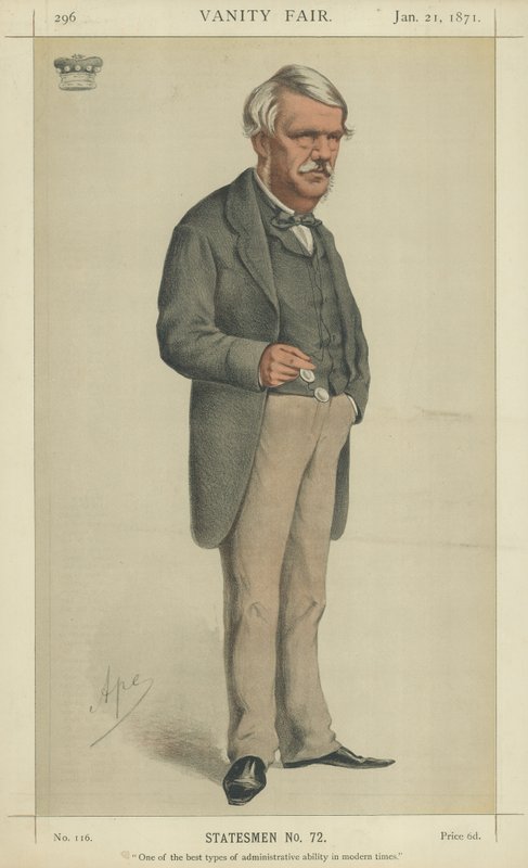 Lord John Lawrence (väri litho) tekijältä Carlo Pellegrini