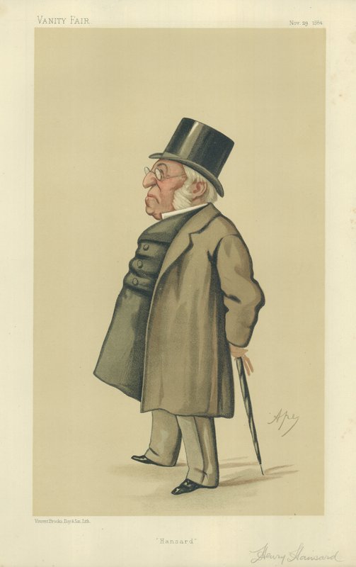 Herra Henry Hansard tekijältä Carlo Pellegrini