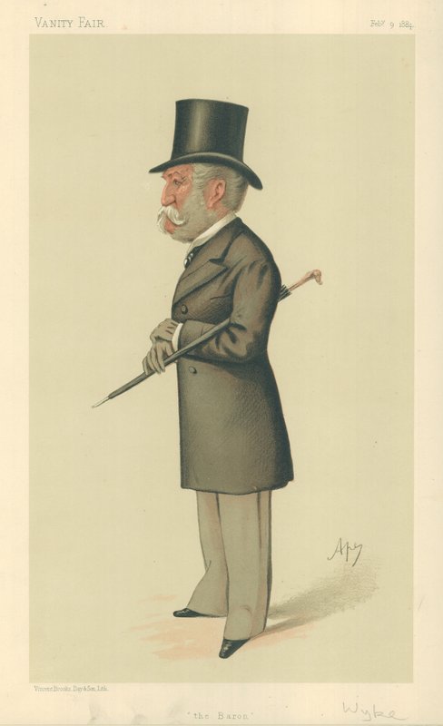Sir Charles Lennox Wyke, The Baron, 9. helmikuuta 1884, Vanity Fair -sarjakuva tekijältä Carlo Pellegrini