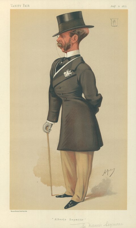 Sir Francis Seymour, Albert Seymour, 11. elokuuta 1877, Vanity Fair -sarjakuva tekijältä Carlo Pellegrini