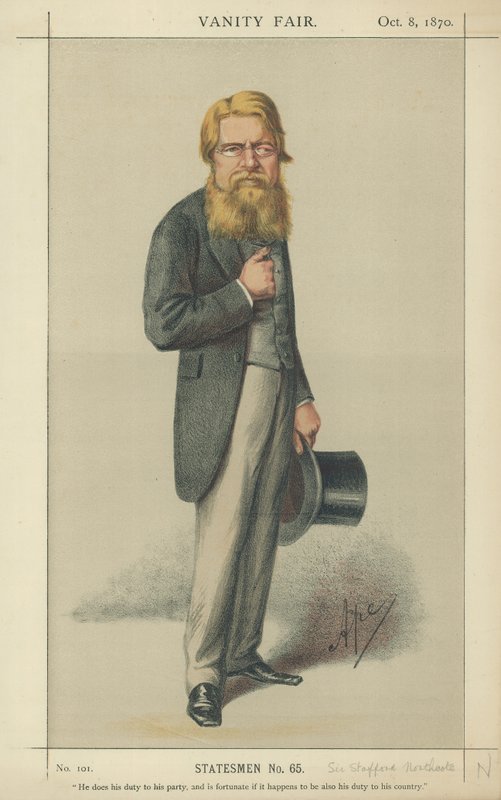 Sir Stafford Northcote tekijältä Carlo Pellegrini