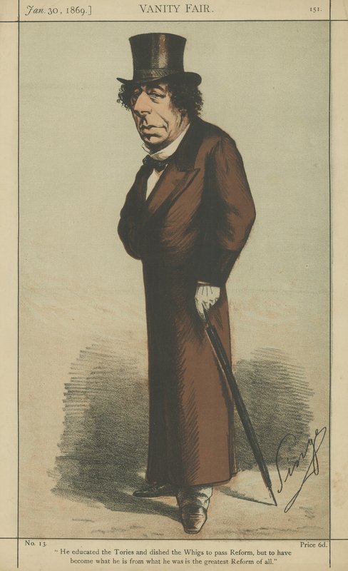 Kunnianarvoisa Benjamin Disraeli tekijältä Carlo Pellegrini