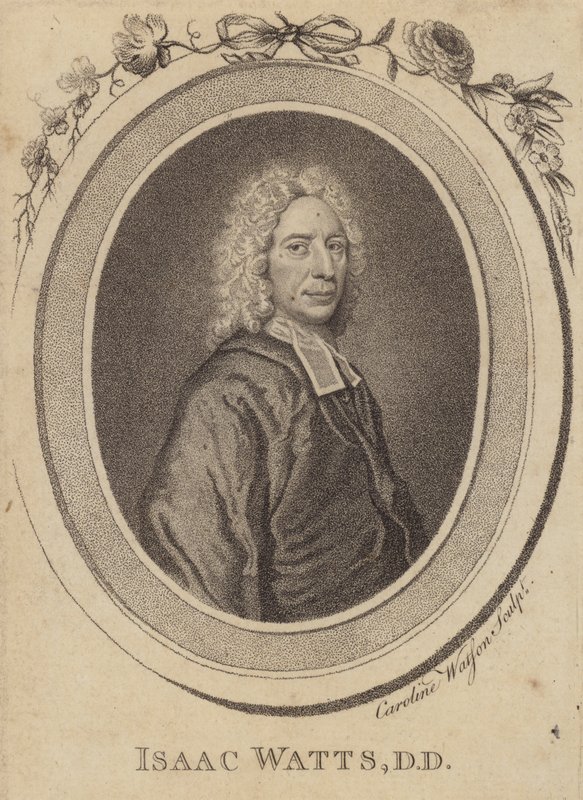 Isaac Watts, englantilainen kristitty ministeri, virsien kirjoittaja ja teologi tekijältä Caroline Watson