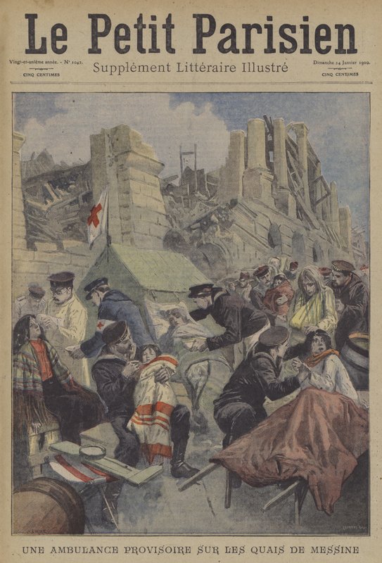 Vuoden 1908 Messinan maanjäristys, Italia tekijältä Carrey