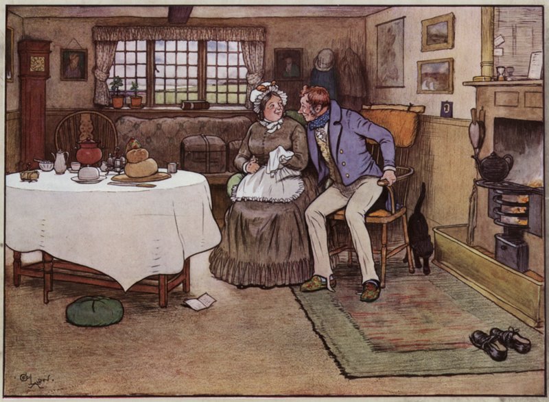 Cecil Aldinin kuvitus Pickwick Papersille tekijältä Cecil Charles Windsor Aldin