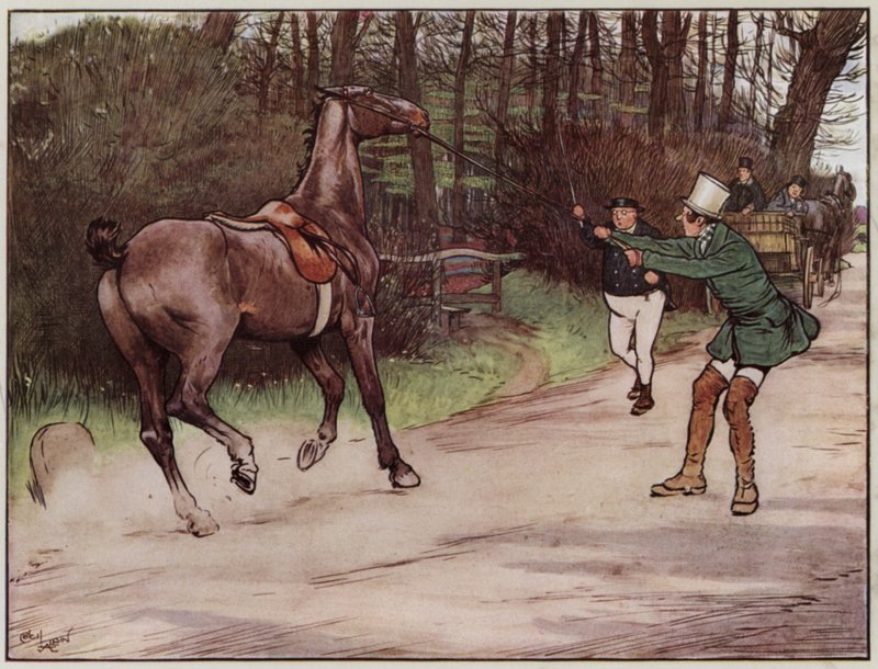 Cecil Aldinin kuvitus Pickwick Papersille tekijältä Cecil Charles Windsor Aldin