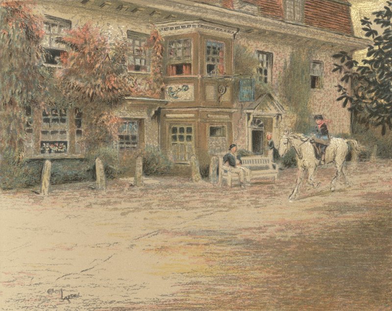 Anchor Inn, Liphook tekijältä Cecil Charles Windsor Aldin
