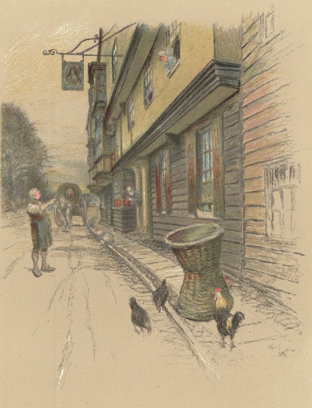 Kings Head, Chigwell tekijältä Cecil Charles Windsor Aldin