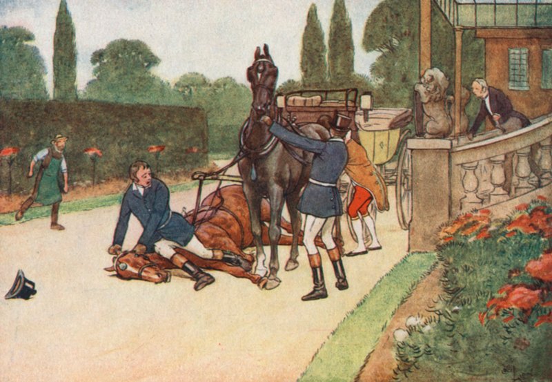 York asettui välittömästi päälaelleen estääkseen hänen kamppailunsa tekijältä Cecil Charles Windsor Aldin
